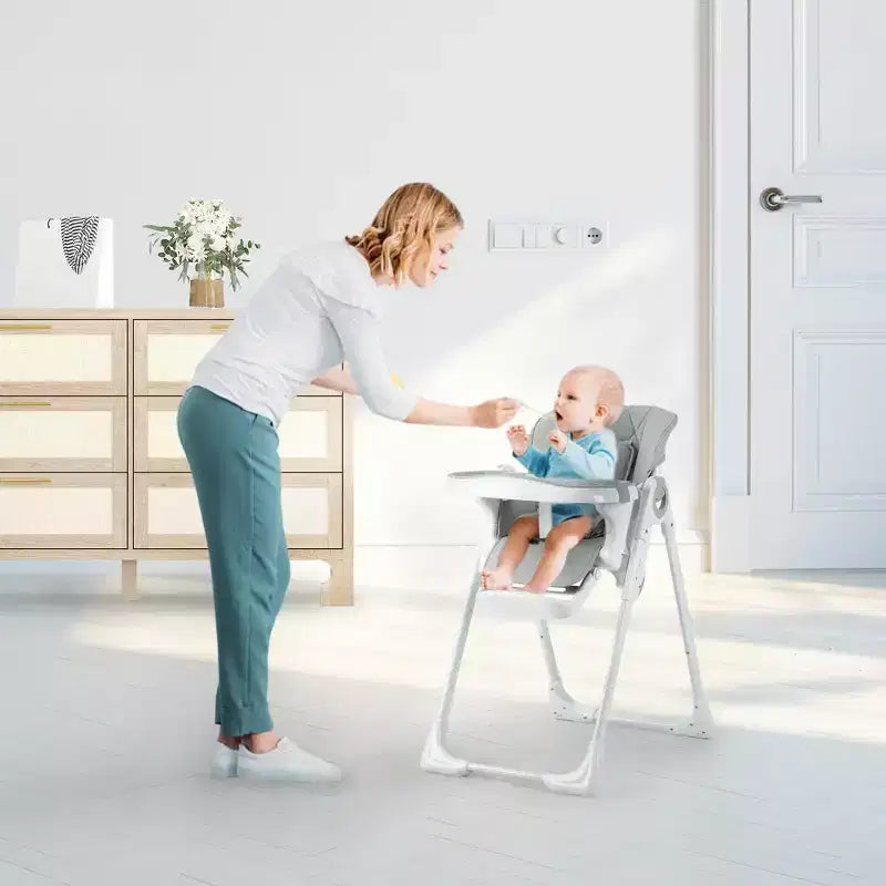 Chaise Haute Bébé, Chaise Haute Multifonctionnelle pour Bébé avec Hauteur et Inclinaison Réglables