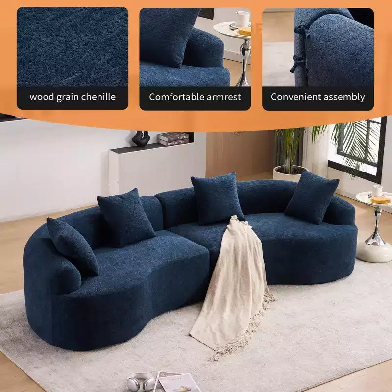 110 Canapé modulaire sectionnel avec compression complète