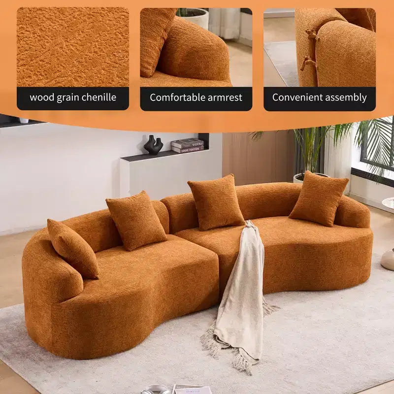 110 Canapé modulaire sectionnel avec compression complète