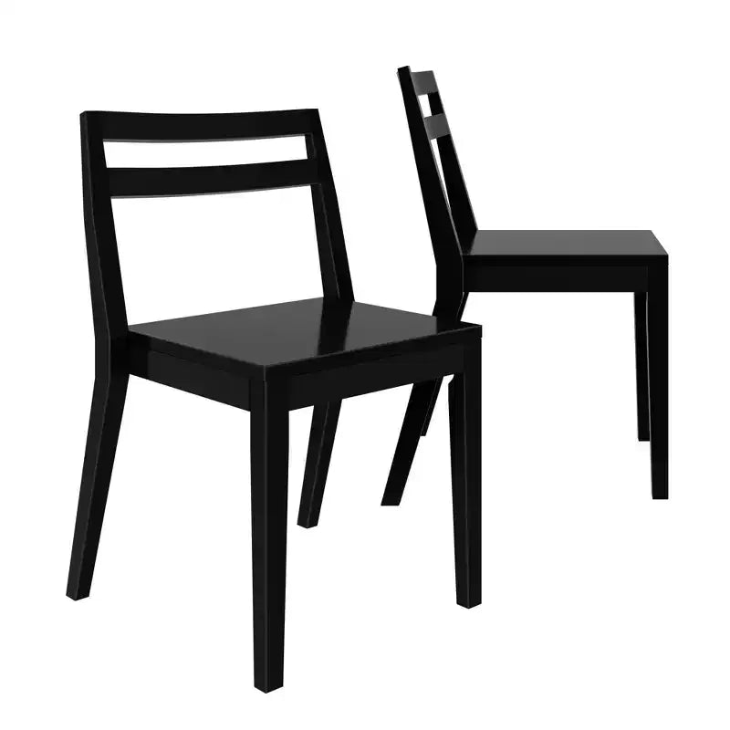 Chaises de salle à manger (lot de 2), chaises de cuisine modernes en bois massif