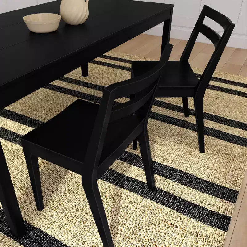 Chaises de salle à manger (lot de 2), chaises de cuisine modernes en bois massif