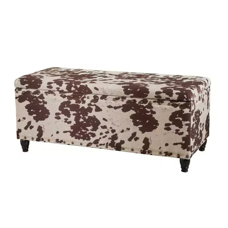 Banc de rangement contemporain clouté Tallmadge Christopher Knight Home