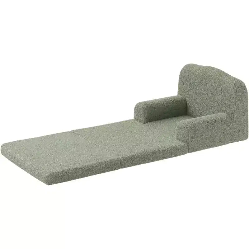 Canapé 2-en-1, canapé pliable pour enfant, fauteuil en mousse