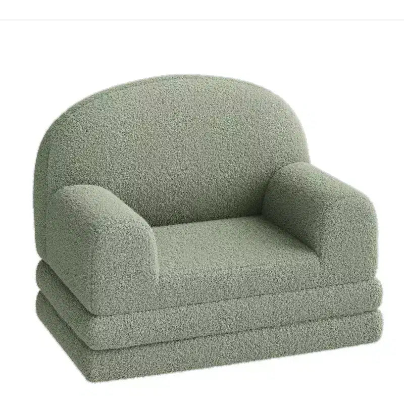 Canapé 2-en-1, canapé pliable pour enfant, fauteuil en mousse