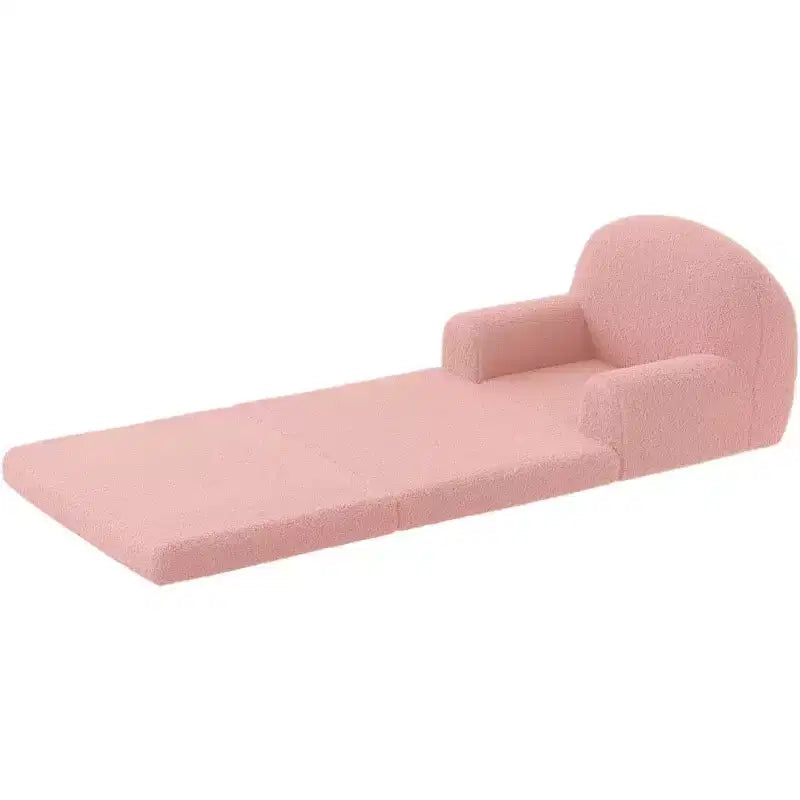 Canapé 2-en-1, canapé pliable pour enfant, fauteuil en mousse