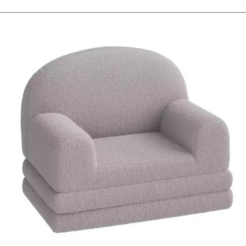 Canapé 2-en-1, canapé pliable pour enfant, fauteuil en mousse