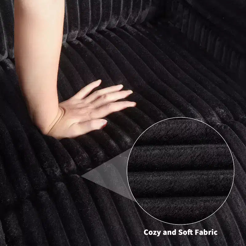 Fauteuil inclinable en velours côtelé, Canapé inclinable manuel avec poignée, accoudoirs rembourrés, rembourrage épais, poche latérale, capacité de 180 kg