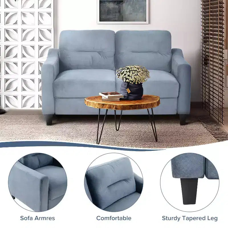 Canapés modulaires modernes en velours, 3 sections, canapé 3 places, causeuse et fauteuil simple avec cadre en bois massif pour salon, appartement, gris
