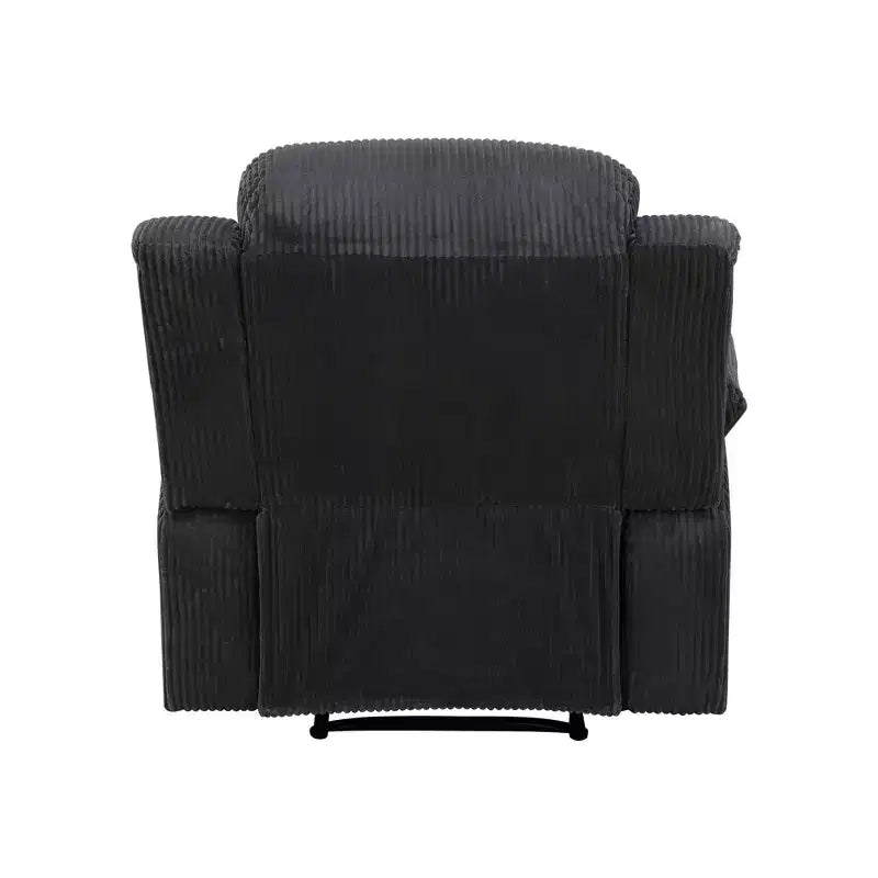 Fauteuil Inclinable Électrique, Fauteuil Inclinable Manuel en Tissu avec Dossier Réglable pour Salon, Gris Foncé