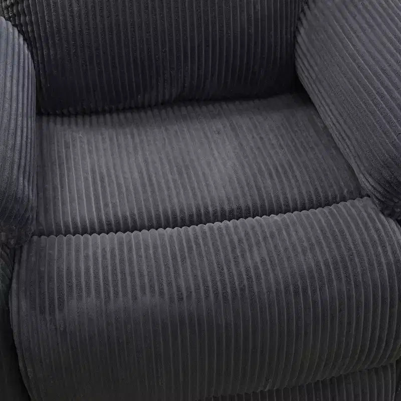 Fauteuil Inclinable Électrique, Fauteuil Inclinable Manuel en Tissu avec Dossier Réglable pour Salon, Gris Foncé