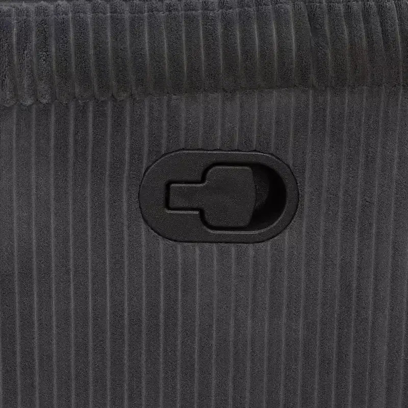Fauteuil Inclinable Électrique, Fauteuil Inclinable Manuel en Tissu avec Dossier Réglable pour Salon, Gris Foncé