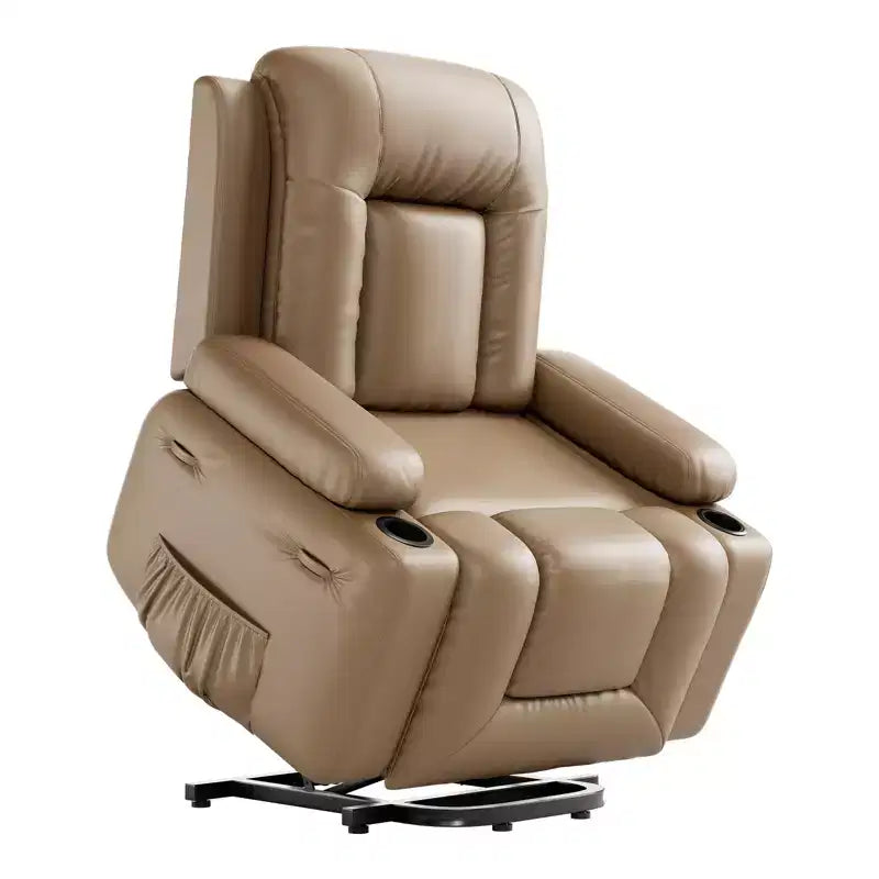 Fauteuil inclinable releveur électrique en cuir PU, inclinable réglable, canapé simple ergonomique, pour salon