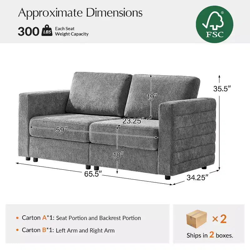 Canapé d'angle de rangement moderne Matilde