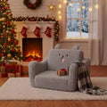 Fauteuil canapé pour enfant en bas âge, canapé convertible 2-en-1 pour bébé, canapé-lit pliant pour salle de jeux, rose