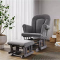 Fauteuil à bascule et pouf Child Craft Cozy Glider, coussin rembourré avec poches de rangement pratiques, base et cadre en bois massif