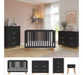 Lit de bébé Child Craft SOHO, commode 3 tiroirs, chiffonnier, table de chevet, chambre de bébé 4 pièces