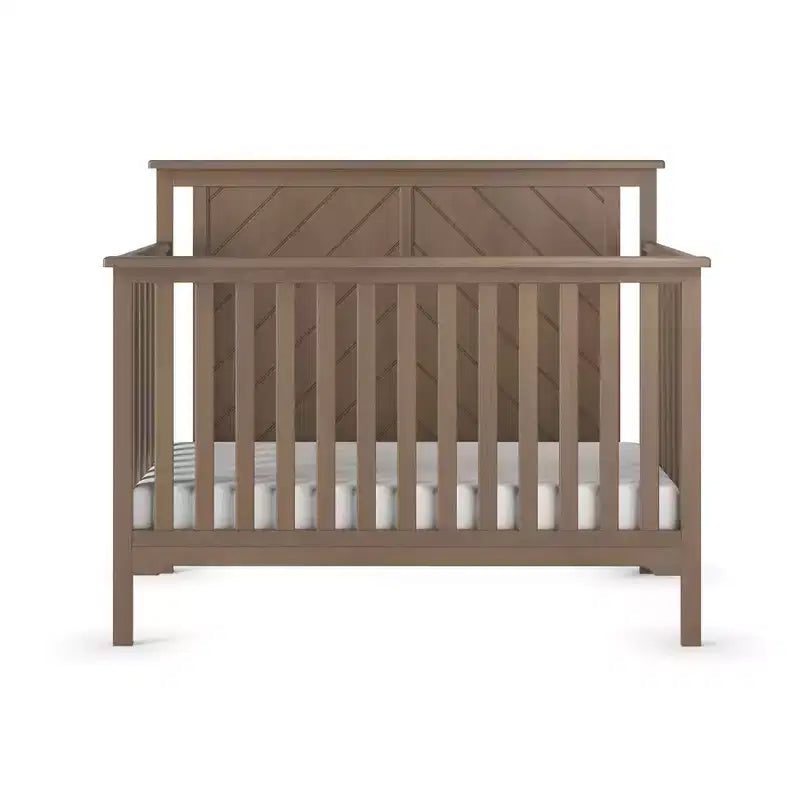 Ensemble de chambre de bébé 2 pièces Child Craft Hampton comprenant un lit de bébé convertible 4-en-1 à dessus plat et une table à langer