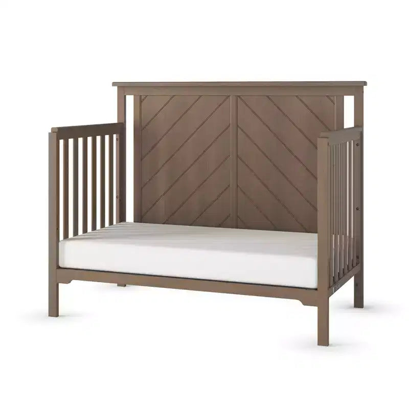 Ensemble de chambre de bébé 2 pièces Child Craft Hampton comprenant un lit de bébé convertible 4-en-1 à dessus plat et une table à langer