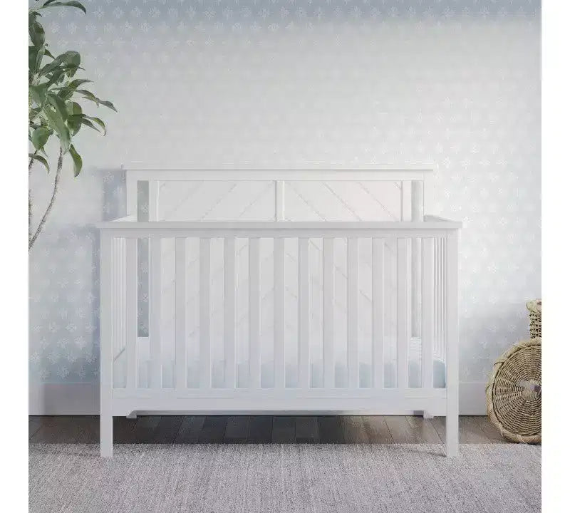Ensemble de chambre de bébé 2 pièces Child Craft Hampton comprenant un lit de bébé convertible 4-en-1 à dessus plat et une table à langer