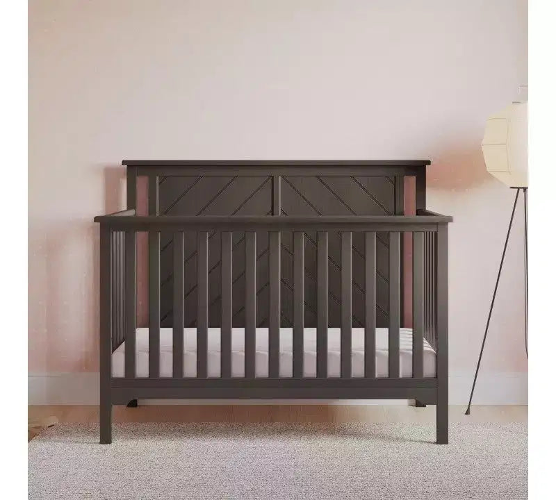 Ensemble de chambre de bébé 2 pièces Child Craft Hampton comprenant un lit de bébé convertible 4-en-1 à dessus plat et une table à langer